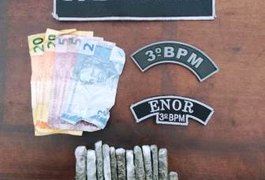 Adolescente é apreendido com drogas no bairro Manoel Teles, em Arapiraca