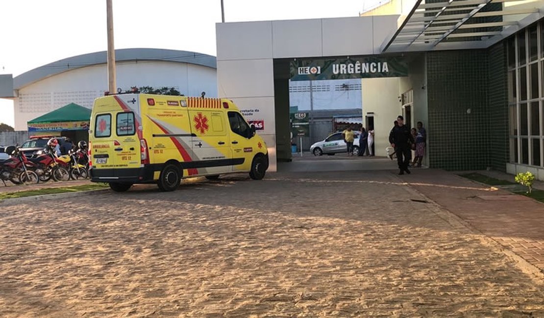 Casal sofre acidente após tentativa de roubo e encontra suspeito em hospital de Arapiraca