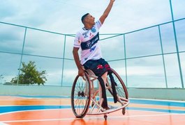Alvinegro de coração, Daniel Perninha leva as cores do ASA no basquete em cadeira de rodas