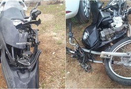Colisão entre motos deixa dois mortos e um ferido no Sertão alagoano