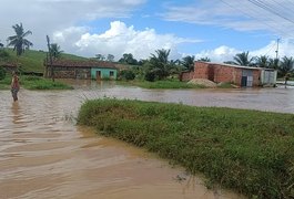 Defesa Civil de Alagoas alerta para transbordamento do Rio Jacuípe nesta sexta (7)