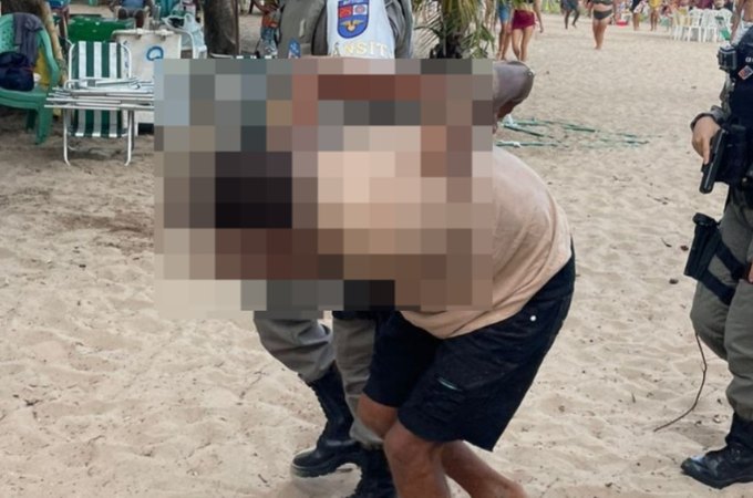 Homem é preso após atirar em local movimentado da Orla de Maceió