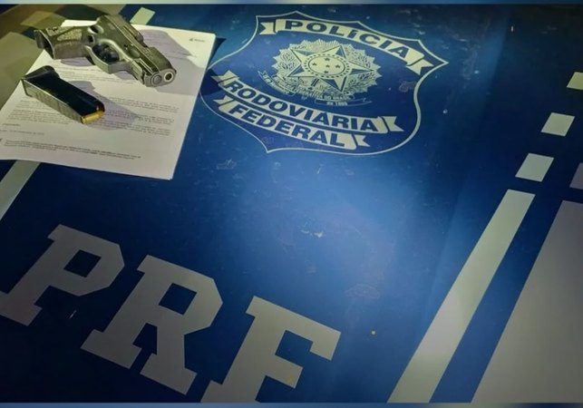 Homem procurado por homicídio é preso com pistola durante fiscalização da PRF em Rio Largo