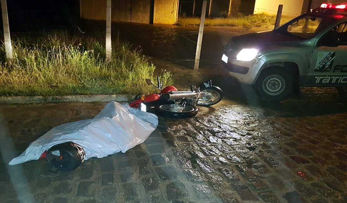 Motociclista é assassinado no Residencial Brisa do Lago, em Arapiraca