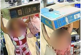 Polícia procura mulheres suspeitas de furtar TVs em loja de shopping