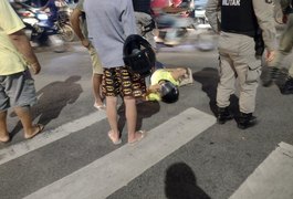 Colisão entre carro e mototaxista deixa feridos na AL-220, em Arapiraca