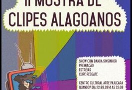 II Mostra de Clipes Alagoanos recebe inscrições até dia 14 de março