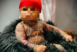 Foto de 'bebê tatuado' causa polêmica nas redes sociais: 'Ameaçaram chamar a polícia', diz mãe