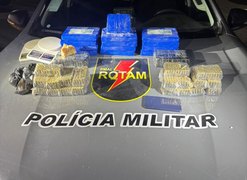 Rotam prende homem, apreende drogas e mais de mil munições em ação na parte baixa de Maceió