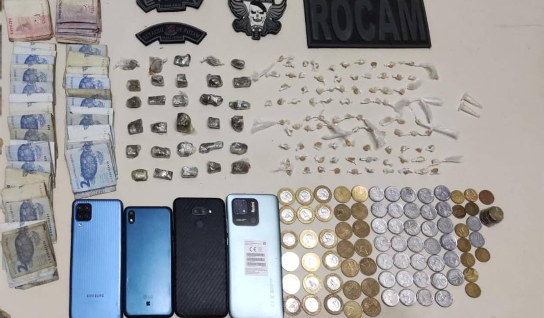 Adolescente é apreendido ao ser flagrado com crack, cocaína e maconha no bairro Brasília