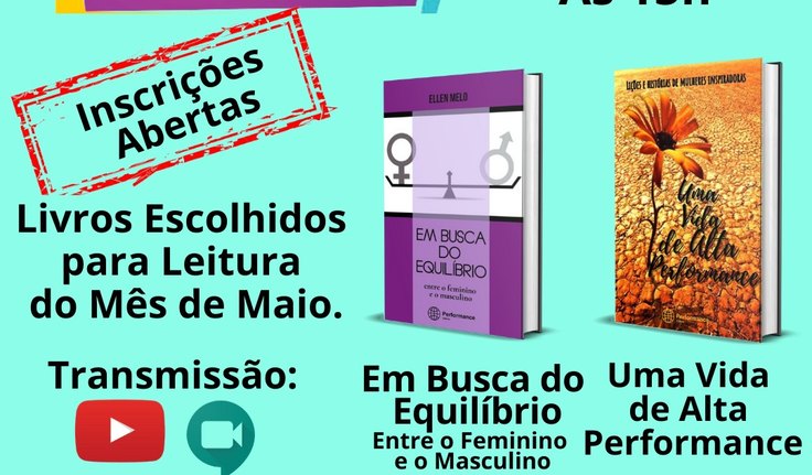 📚 Participe do Clube de Leitura. Faça sua inscrição!