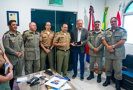 Ronaldo Lessa cumpre agenda de interlocução e ouve Polícia Militar