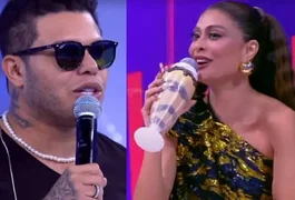 Pintou um clima? Tierry diz que 'o pai tá on' e Juliana Paes elogia corpo do cantor