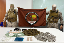 PM prende dupla com arma e drogas durante operação em Olivença