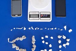 Militares do CISP prendem dupla por tráfico de drogas, em Teotônio Vilela