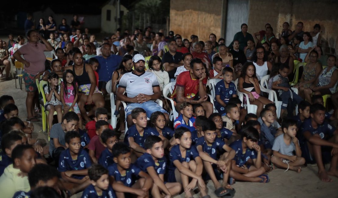 Atletas do Futuro prepara programação especial para o mês das crianças no povoado Novo Rio, em Igaci