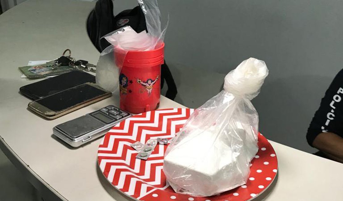 Polícia Civil prende suspeito de tráfico de drogas com cocaína e balança
