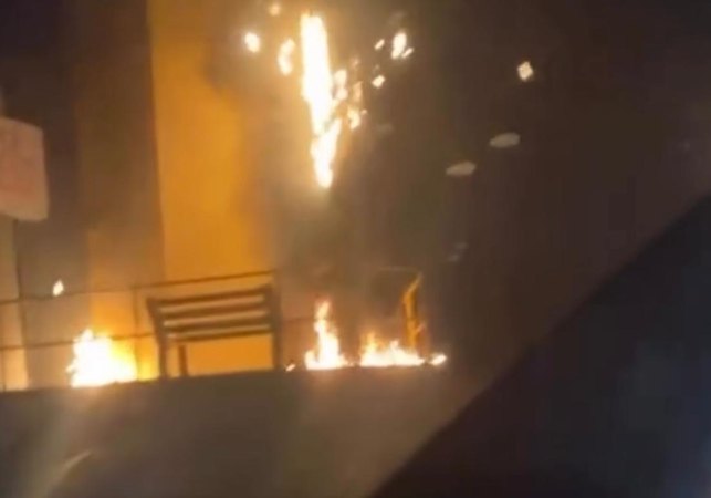 Incêndio mobiliza Corpo de Bombeiros e Polícia Militar no bairro Cacimbas, em Arapiraca