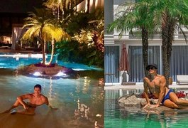 Faro nega ostentação após foto em piscina gigante e relembra: 'Comecei com R$ 2 mil'