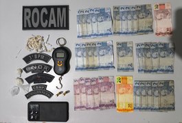 PM prende casal em flagrante e realiza apreensão de crack e cocaína em Arapiraca