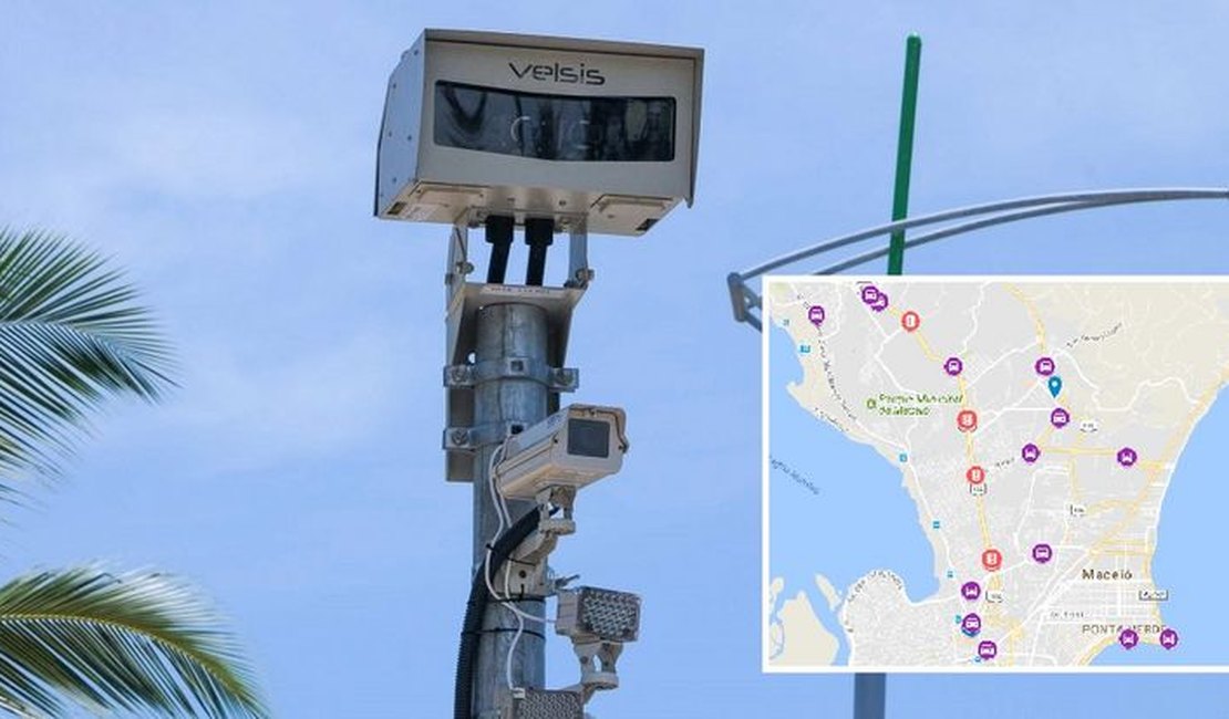 Veja mapa da fiscalização eletrônica em Maceió; fase educativa começa 2ª