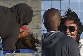 Katie Holmes e Jamie Foxx são flagrados aos beijos pela primeira vez
