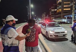 Última operação Lei Seca de 2021 flagrou oito condutores embriagados em Maceió