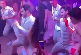Casados, Carlinhos Maia e Lucas Guimarães dançam muito em festa