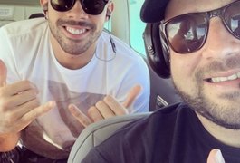 Última foto de Gabriel Diniz foi postada pelo piloto da aeronave antes do acidente