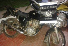 Policiais da Rocam do 3º Batalhão recuperam moto roubada em Craíbas