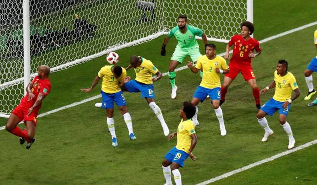Bélgica elimina a seleção brasileira com 2 x 1
