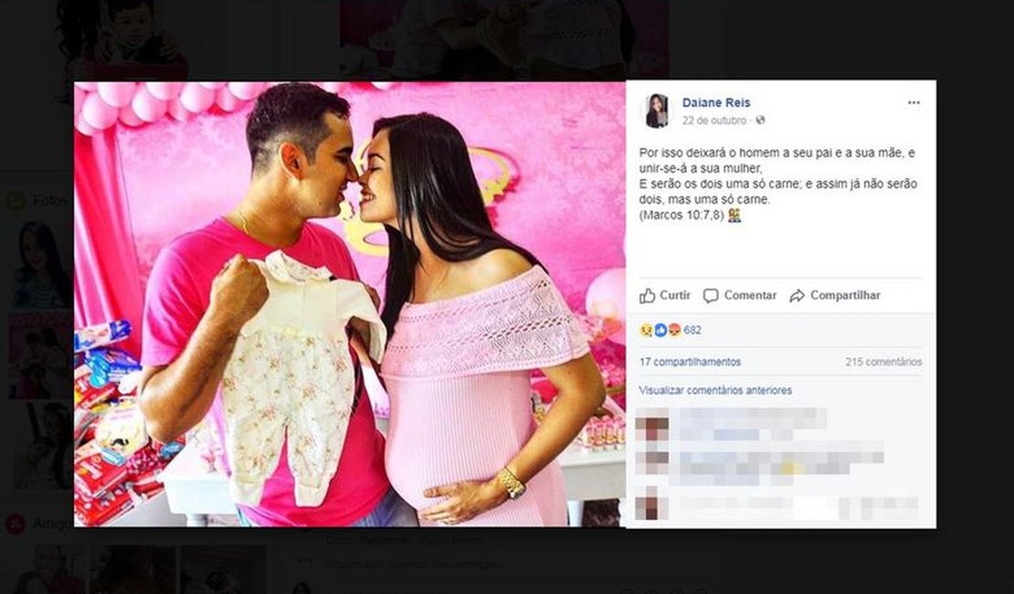 Marido que matou grávida por ciúmes participou de velório e se mostrou comovido