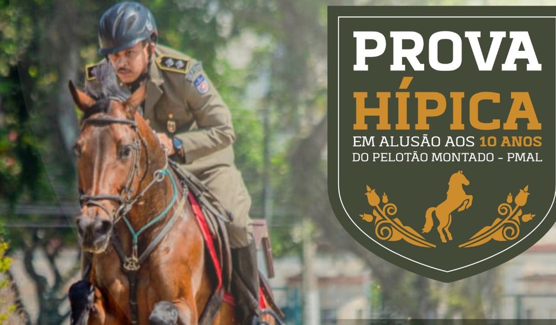 Pelotão Montado do 3° BPM realizará competição de hipismo, em Arapiraca