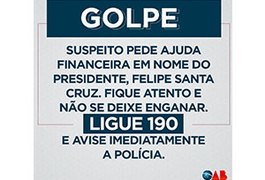 Presidente nacional da OAB denuncia ter sido vítima do golpe do WhatsApp