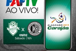 Jogo do ASA e Dimensão Capela será transmitido ao vivo pela FAFTV