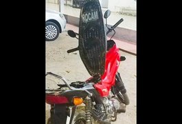 Jovem é flagrado com moto roubada em Arapiraca