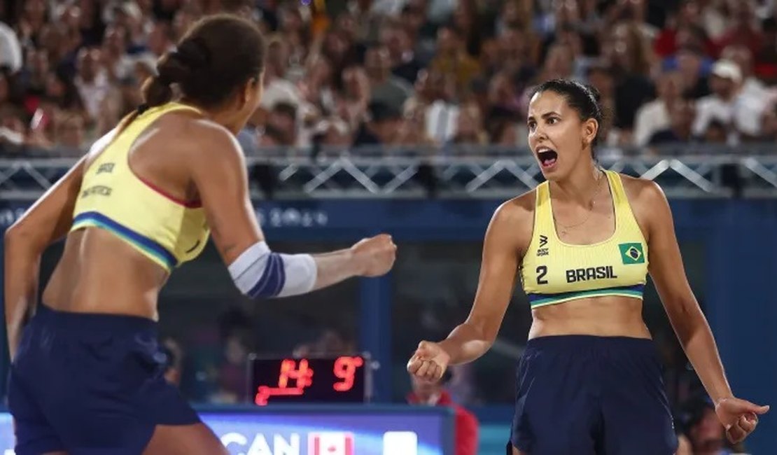 Ana Patrícia e Duda conquistam ouro para o Brasil no vôlei de praia