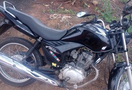 Moto roubada na Primavera é encontrada na Canafístula, em Arapiraca