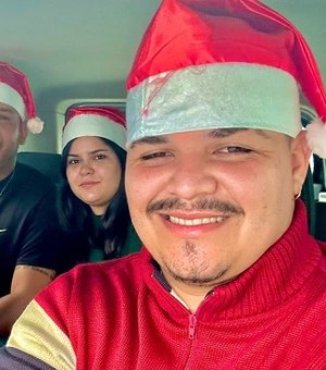 Passageiros da Maxim em Arapiraca estão “andando de trenó” com o Papai Noel ao solicitarem uma viagem