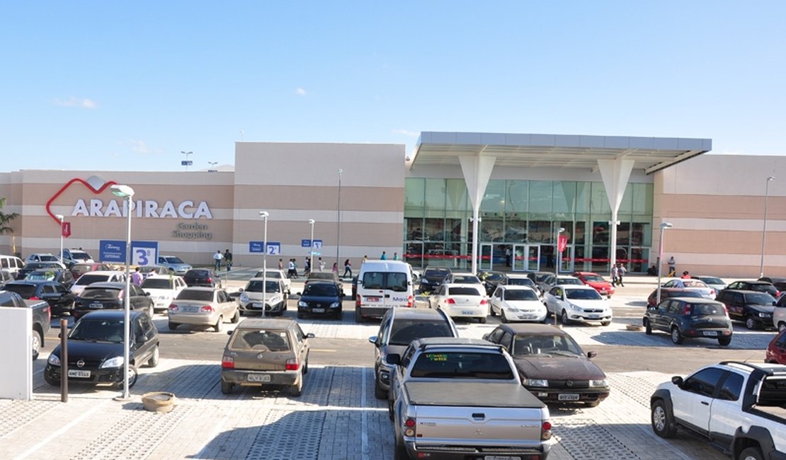 Arapiraca Garden Shopping funcionará neste carnaval