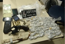 Seis suspeitos de tráfico de drogas e posse ilegal são presos em Murici
