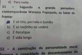 Valesca Popozuda se diz honrada em 'Questão' de filosofia