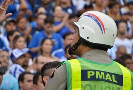 Segurança para o jogo CRB x CSA vai mobilizar 400 policiais militares neste sábado