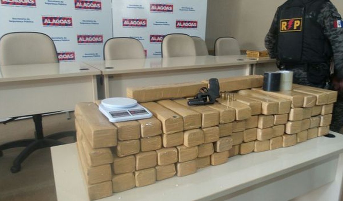 Mais de R$ 3 milhões em drogas são apreendidos em Alagoas, em 2016