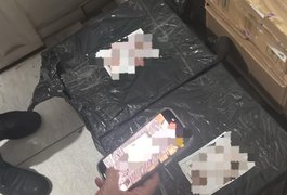 Polícia Civil apreende maconha e pasta base de cocaína em armazém de transportadora paulista localizado em Maceió