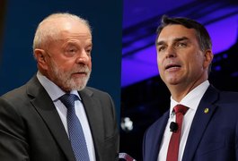 Flávio Bolsonaro aparece com 45% e Lula com 44% em eventual segundo turno, aponta pesquisa