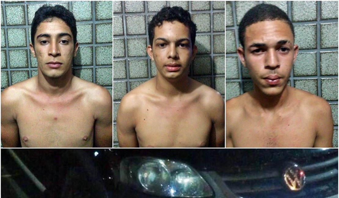 Jovens são detidos suspeitos em assaltos em Campo Alegre, Alagoas