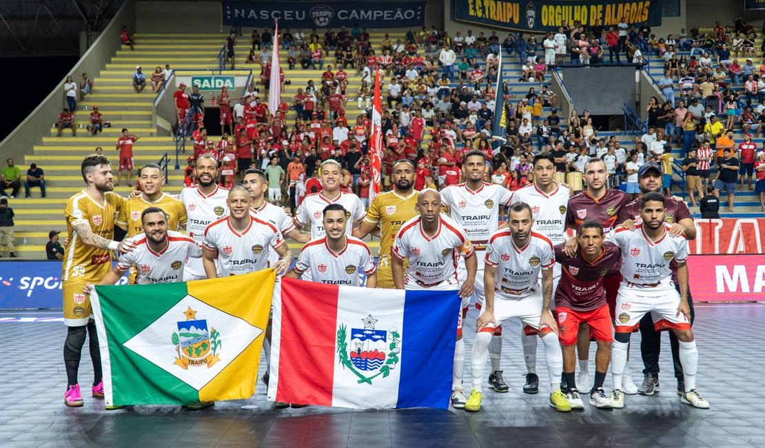 CRB/Traipu empata com Apodi no 1º jogo das oitavas de final do Campeonato Brasileiro de Futsal