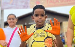 Caminhada contra abuso sexual infantil marca o encerramento das ações do Maio Laranja em Traipu