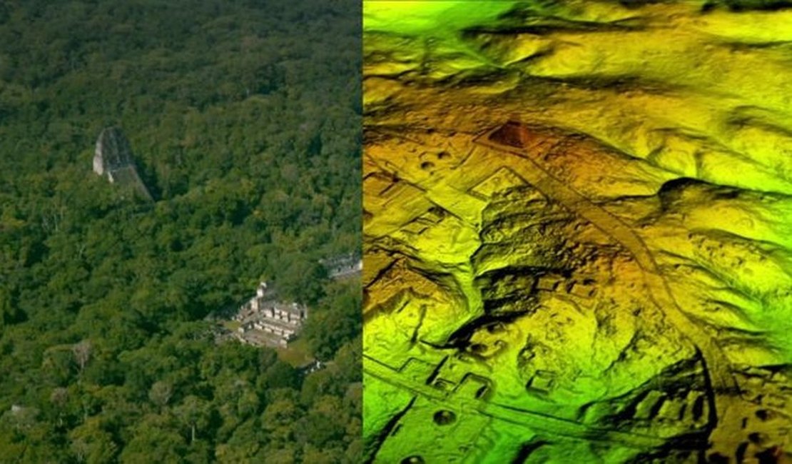 'Megalópole' maia em plena selva é descoberta com nova tecnologia a laser